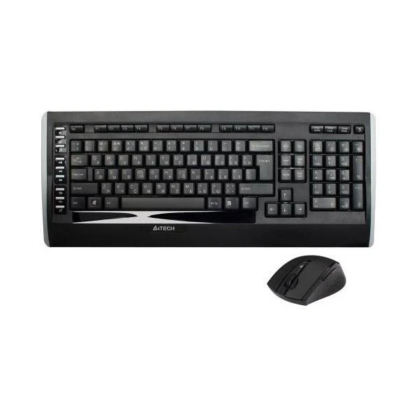 A4Tech 9300F CZ set bezdrôtovej klávesnice a myši čierny - Klávesnicové sety - Obrázok MACA300301