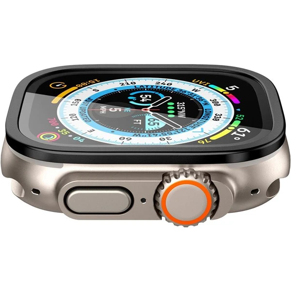 Spigen Glass tR Slim Pro 1 Balenie tvrdené sklo Apple Watch Ultra 49mm čierne - Ochranné fólie a sklo - Obrázok MAJA000601