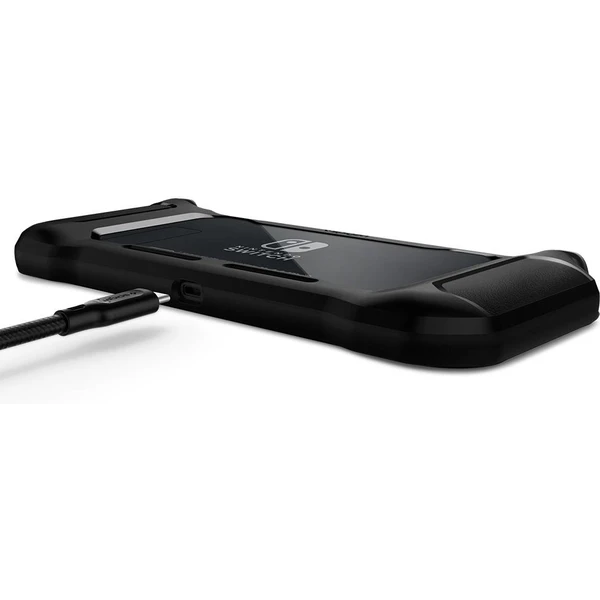 Spigen Rugged Armor ochranný kryt pre Nintendo Switch čierny - Puzdra - Obrázok MAK4G00101