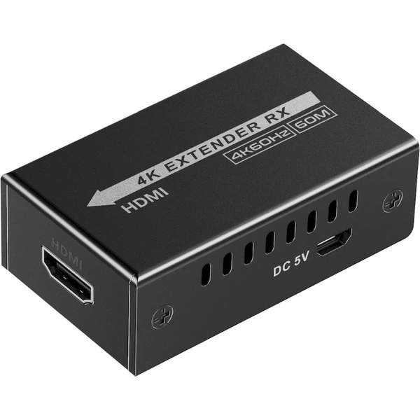 PremiumCord USB-C na HDMI extender cez patch kábel Cat5e/6/6a 4K@60Hz na 60m - Ostatné - Obrázok MAPF000K01