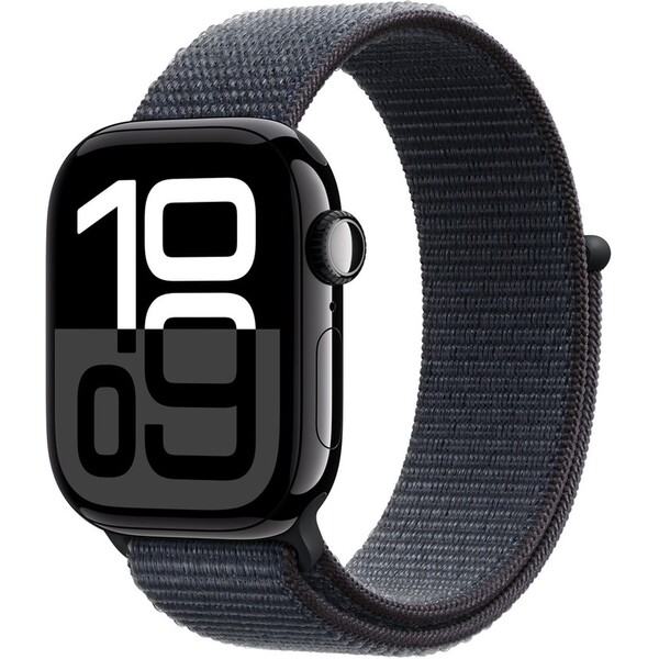 Apple Watch 41/40/38mm atramentovo fialový prevliekací športový remienok
