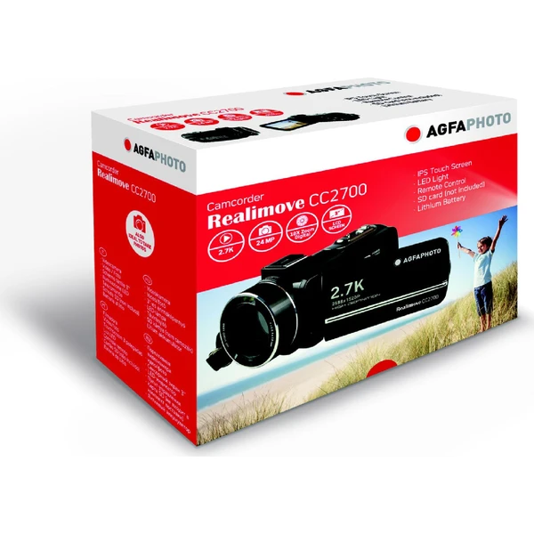 AgfaPhoto Realimove CC2700 kamera čierna - Kamery - Obrázok MBCL000K01