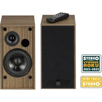 AQ M25 aktívne stereo reproduktory s BT hnedé - Reproduktory