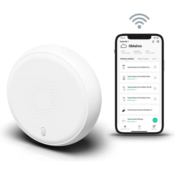 Tesla Smart Sensor Smoke - Senzory - Obrázok MBOUF00101