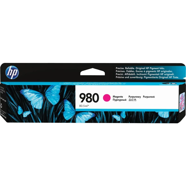 HP D8J08A č. 980A Purpurová originálna - Cartridge - Hlavný obrázok