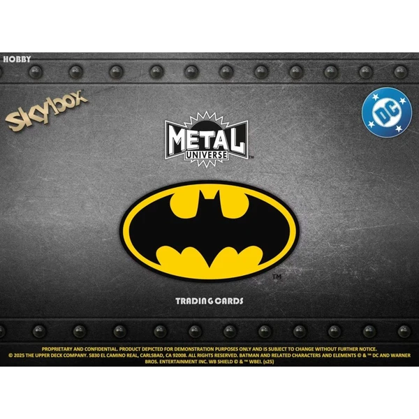 Zberateľské karty 2025 Upper Deck Batman Skybox Metal Universe Hobby Box - Zberateľské karty a nálepky - Hlavný obrázok