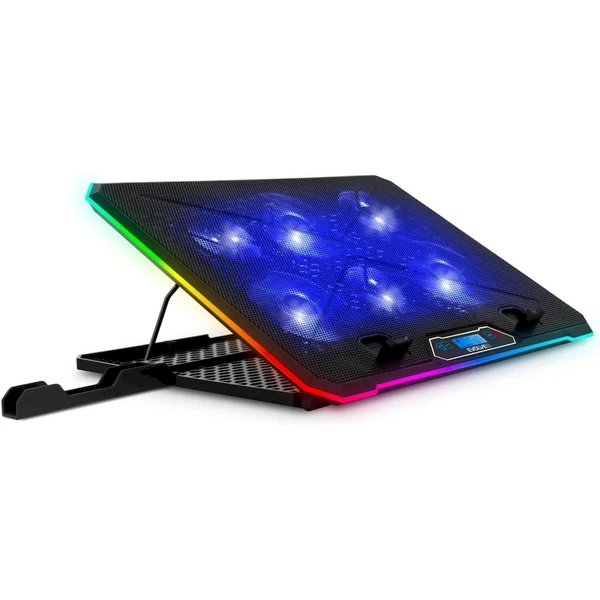 EVOLVEO Ania 9 RGB nastaviteľný podstavec pre notebook - Chladiace podložky - Obrázok MCBJ000K01