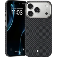Benks ArmorGrid ArmorAir Kevlar MagSafe kryt iPhone 17 Pro Max Obsidian Black - Puzdra