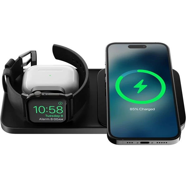 Nomad Base One Max 3in1 MagSafe bezdrôtová nabíjačka čierna - Nabíjačky - Obrázok MCO2000L01