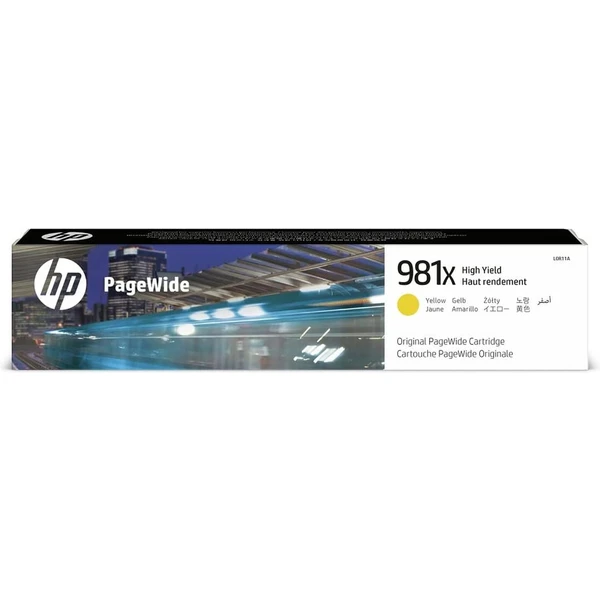 HP L0R11A č. 981X Žltá originálna - Cartridge - Hlavný obrázok