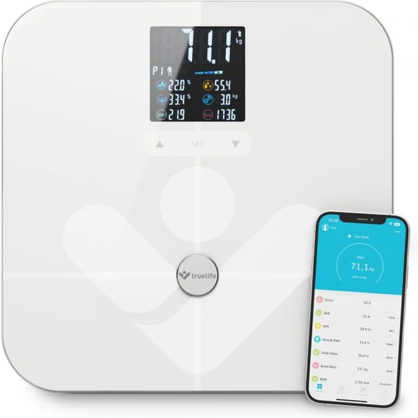 TrueLife FitScale W7 BT múdra váha biela - Inteligentné váhy - Hlavný obrázok