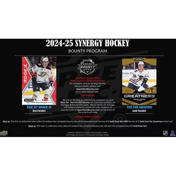 Hokejové karty 2024-25 Upper Deck Synergy Hockey Hobby Balíček - Hokejové karty - Obrázok MENB000P01