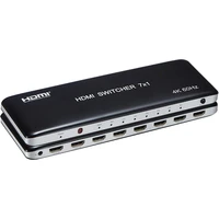PremiumCord 4K@60hz HDMI switch 7:1 plastový s diaľkovým ovládačom - Ostatné