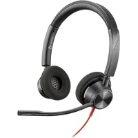 Poly Blackwire 3320 Stereo USB-C Headset +USB-C/A Adapter - Slúchadlá