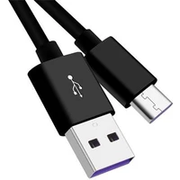 PremiumCord Kábel USB-C/M - USB 2.0 A/M, Super fast charging 5A, čierny, 2m - Káble