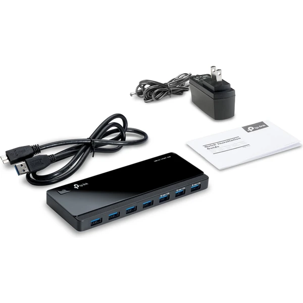 TP-Link UH700 HUB 7v1, čierny - USB huby - Obrázok MFGFF00101