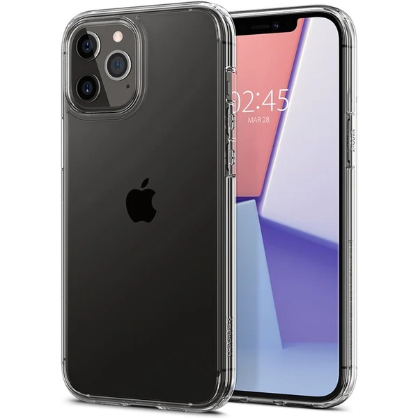 Spigen Ultra Hybrid kryt iPhone 12 / 12 Pro číry - Puzdra - Hlavný obrázok
