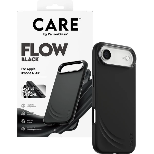 PanzerGlass® CARE Flow kryt s MagSafe Apple iPhone Air čierny - Puzdra - Obrázok MGDH000K01