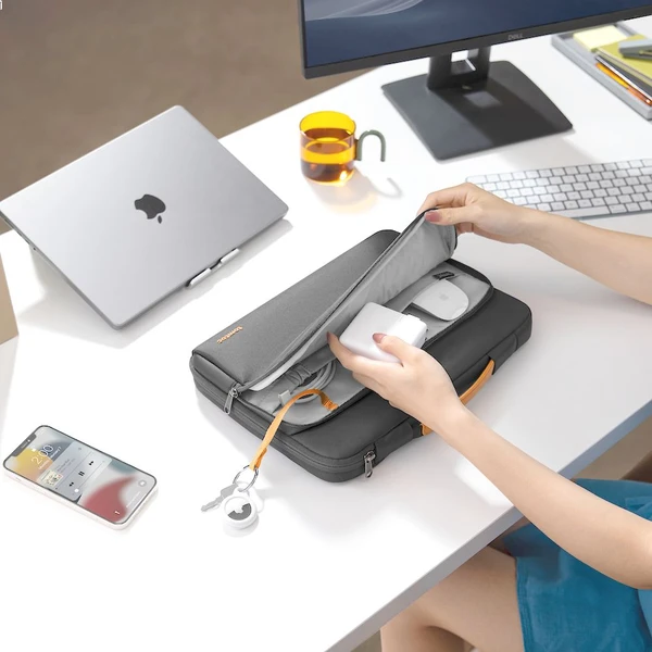 tomtoc Briefcase – 16" MacBook Pro čierna - Tašky - Obrázok MGON100501
