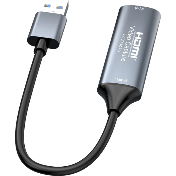 PremiumCord HDMI capture/grabber USB-A sivý - Záznamové zariadenia - Obrázok MH8L000K01