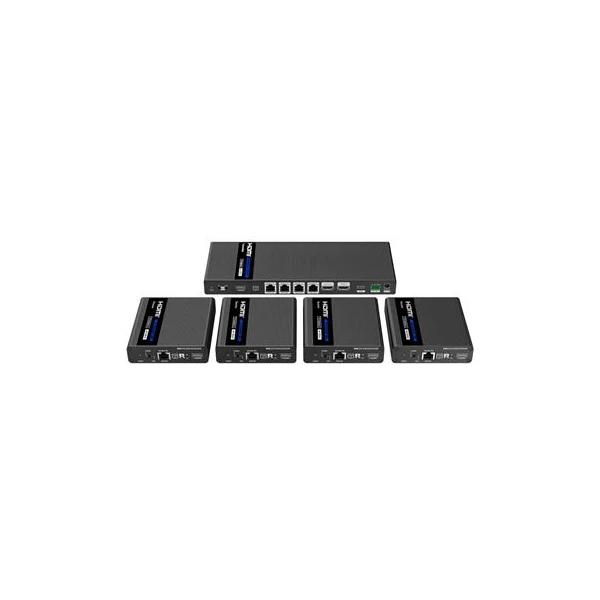 PremiumCord HDMI 1-4 splitter+extender po CAT6/6a/7, UHD 4K@60Hz až na 70m - Ostatné - Hlavný obrázok
