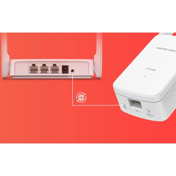 Mercusys MP510 Powerline + WiFi sada - Powerline - Obrázok MHR7300401