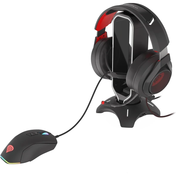 Genesis VANAD 500 Mouse Bungee + HUB 2x USB Typ-A - Držiaky - Obrázok MHVRF00101