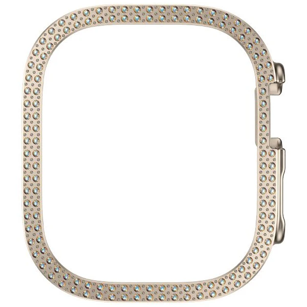 PanzerGlass® SAFE Apple Watch Ultra 3/2/1 bumper rámček trblietavo zlatý - Puzdra - Obrázok MHWA000L01