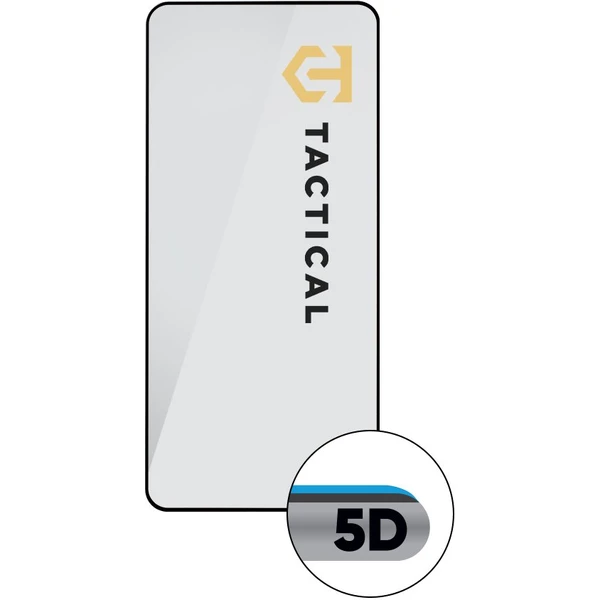 Tactical Glass Shield 5D sklo Xiaomi Redmi Note 12 Pro 5G čierne - Ochranné fólie a sklo - Obrázok MHYQ100501