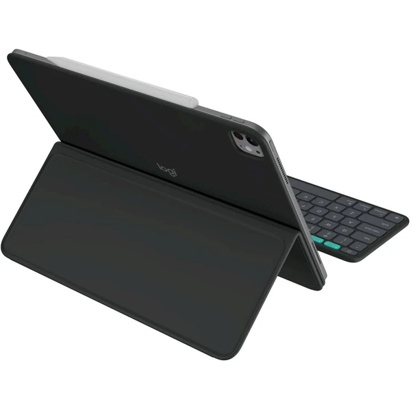 Logitech Flip Folio pre iPad Pro (M4, M5) a Air 11' (M2, M3) CZ grafitové - Puzdra s klávesnicou - Obrázok MI8G000J01