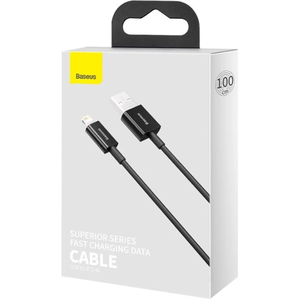 Baseus Superior USB-A/Lightning napájací kábel 1m čierny - Káble a redukcie - Hlavný obrázok