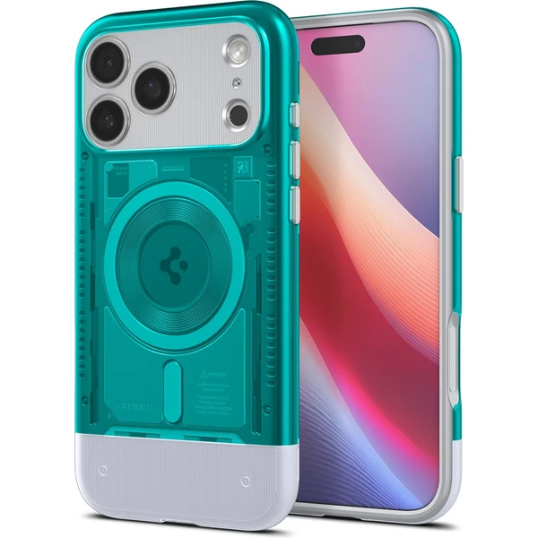 Spigen Classic C1 MagSafe kryt iPhone 17 Pro bondi blue - Puzdra - Hlavný obrázok