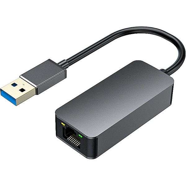 PremiumCord adaptér USB3.0 -> LAN RJ45 ETHERNET 2,5 G/1000 MBIT Aluminium - Sieťové karty - Hlavný obrázok
