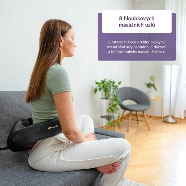 TrueLife RelaxBack B6 Charge masážny golier - Masážny prístroj - Obrázok ML42000N01