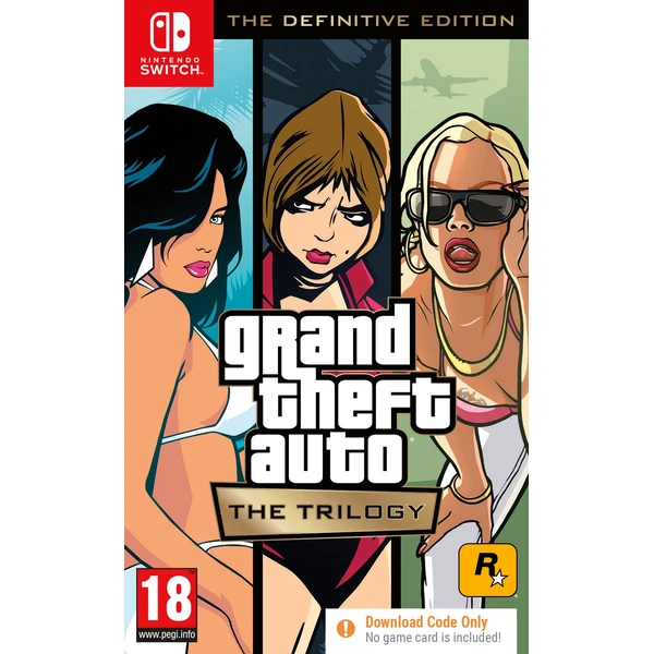 Grand Theft Auto: Trilógy Definitive Edition (Code in Box) (Switch) - Hry na Nintendo Switch - Hlavný obrázok