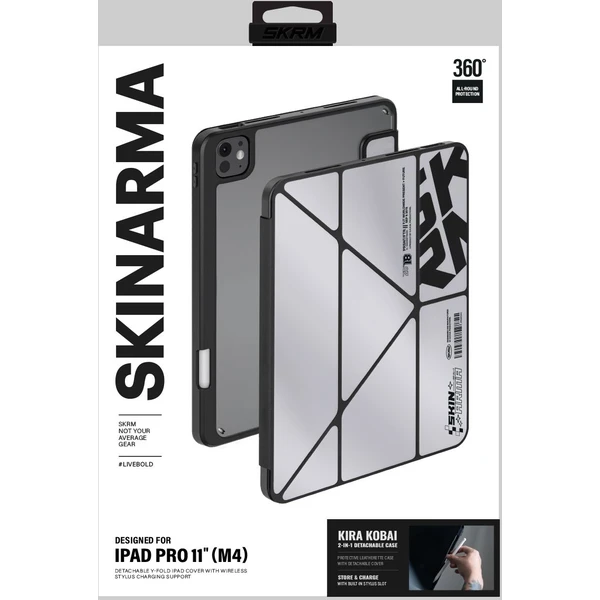 SKINARMA Kira Kobai puzdro iPad Pro 11" (2025) Chrome - Puzdra - Obrázok MLD5000O01