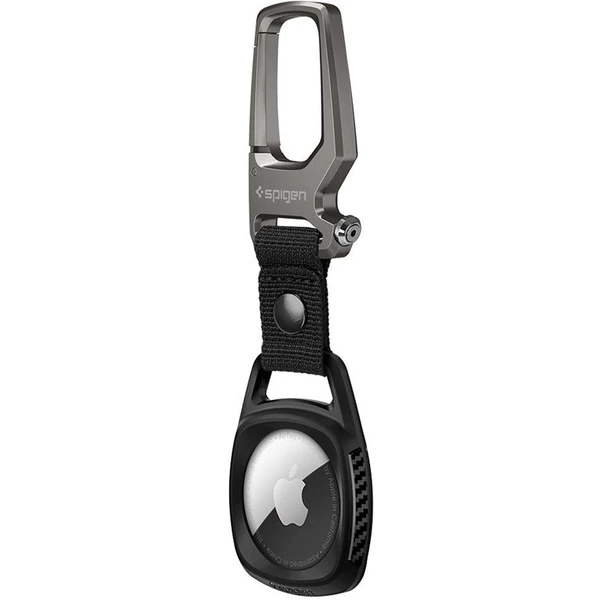 Spigen Rugged Armor Apple AirTag čierne - Puzdra - Obrázok MLPGF00101