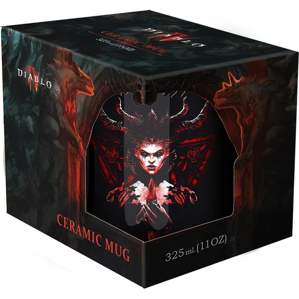 Keramický hrnček Diablo IV - Lilith, Queen of the Succubi 330 ml (darčekové balenie) - Hrnčeky - Obrázok MMGG000K01