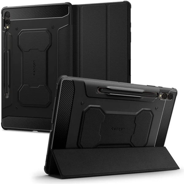 Spigen Rugged Armor Pro kryt Samsung Galaxy Tab S10+/S9+ čierny - Puzdra - Hlavný obrázok