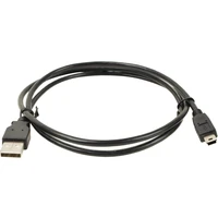 PremiumCord USB-A/MiniUSB-B kábel 1m čierny - Káble a redukcie