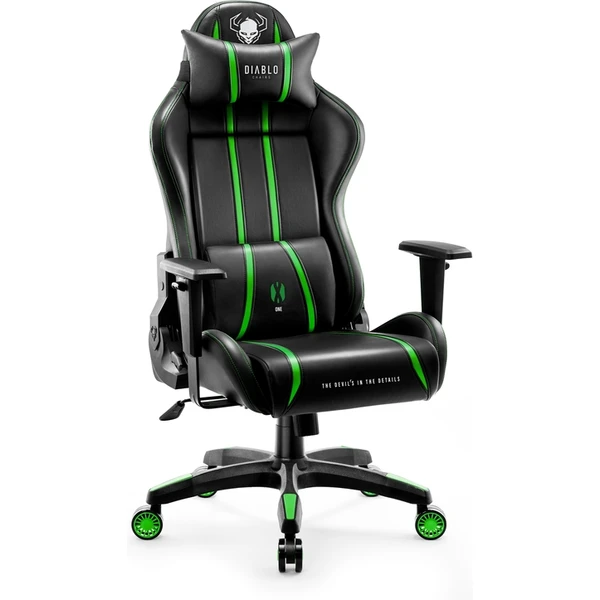 Diablo X-One 2.0 Normal Size herná stolička čierno-zelená - Stoličky - Obrázok MN2G000K01