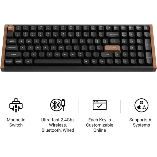 Keychron K4 HE herná klávesnica (US) čierna - Klávesnice - Obrázok MNIG000K01