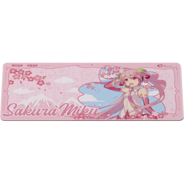 Akko x Sakura Miku podložka pod myš a klávesnicu - Podložky - Obrázok MNQG000K01
