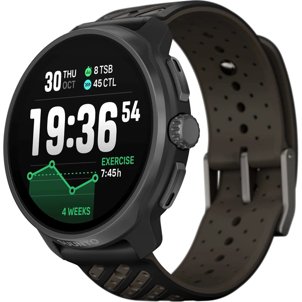 Suunto Race 2 chytré hodinky titán s čiernym pásikom - Inteligentné hodinky - Hlavný obrázok