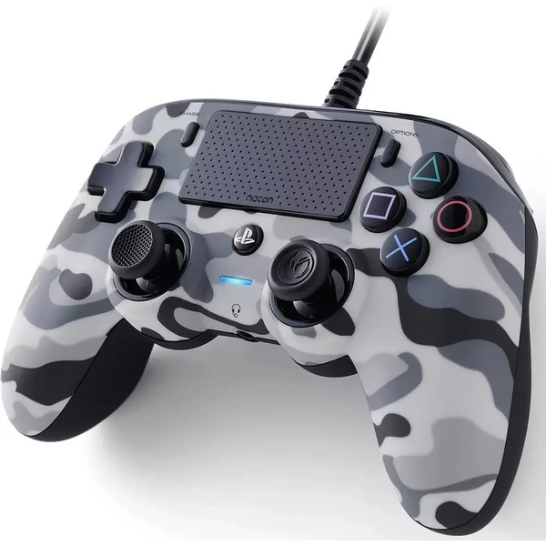 PS4 HW Gamepad Nacon Compact Controller Camo Grey - Herné ovládače - Obrázok MNYI100201