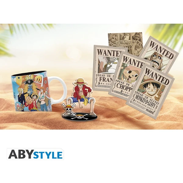 Darčekový set One Piece - Hrnček, figúrka a set pohľadníc - Darčekové sady - Obrázok MO2T100501