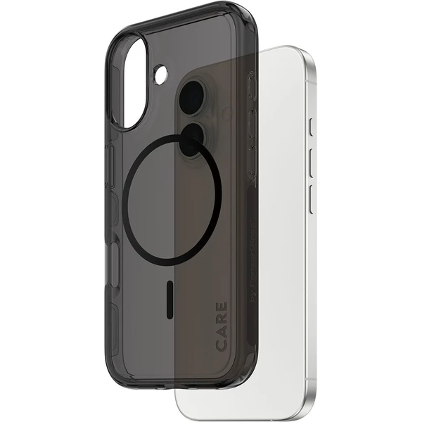 PanzerGlass® CARE Smokey kryt s MagSafe Apple iPhone 17 dymový/čierny - Puzdra - Hlavný obrázok