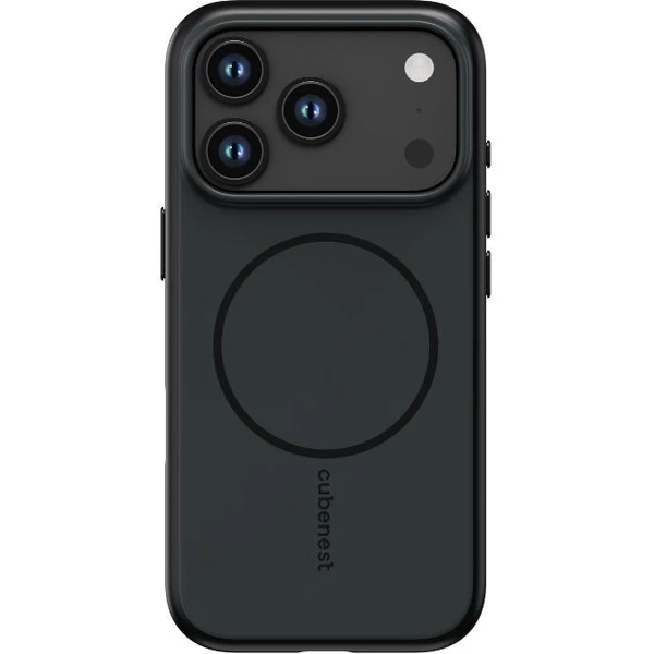Cubenest Matte MagSafe kryt iPhone 17 Pro čierny - Puzdra - Hlavný obrázok