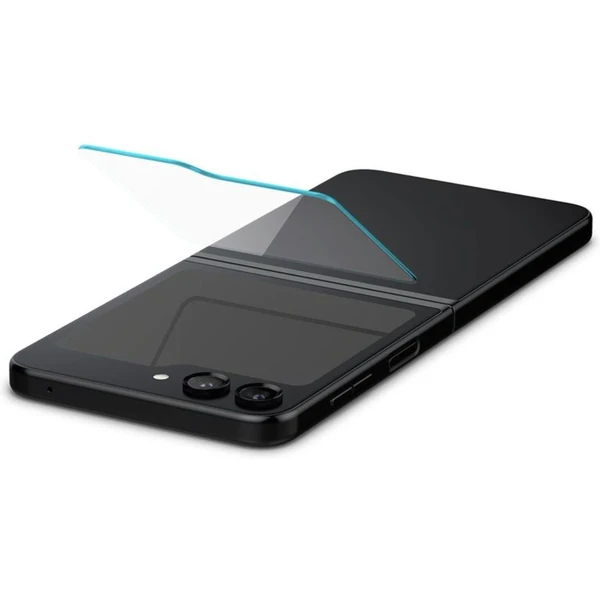 Spigen Glass tR EZ Fit Cover 2 Pack tvrdené sklo Samsung Galaxy Z Flip5 - Ochranné fólie a sklo - Obrázok MPJ6G00101