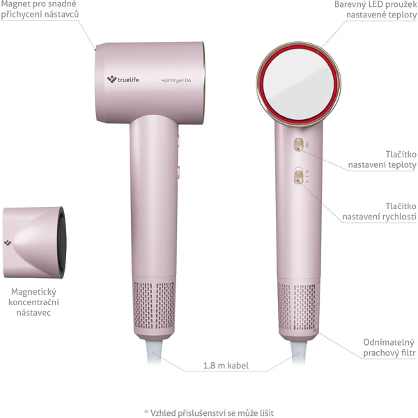 TrueLife HairDryer D6 sušič vlasov - Fény na vlasy - Obrázok MPUL000K01
